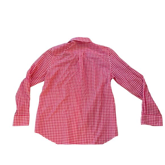 Vineyard Vines Boys Classic Button-Down Shirt 👔 | Size 4 | Red‎ Gingham - Picture 2 of 7